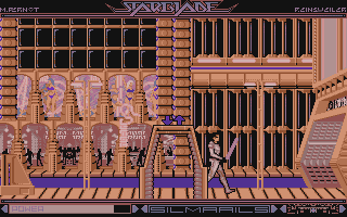 Starblade atari screenshot