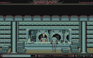 Starblade atari screenshot