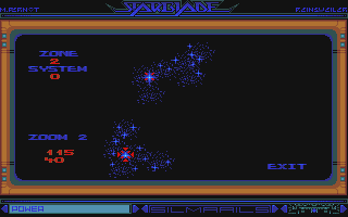 Starblade atari screenshot