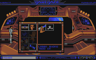 Starblade atari screenshot