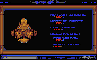Starblade atari screenshot