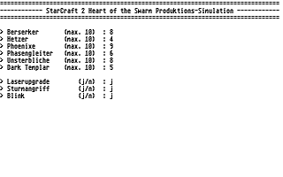 StarCraft 2 Build Order Generator