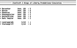 StarCraft 2 Build Order Generator atari screenshot