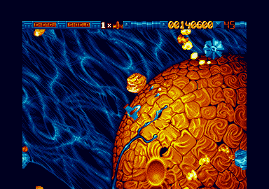 Stardust atari screenshot