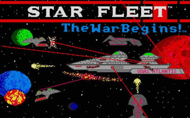 Star Fleet I - The War Begins! — screenshot 1
