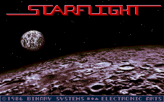 Starflight atari screenshot