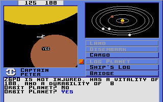 Starflight atari screenshot