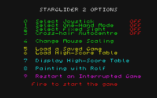 Starglider II atari screenshot