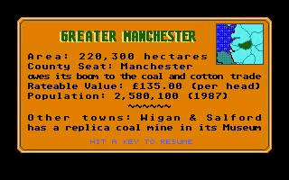 States and Countries atari screenshot