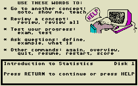 Statistics Volume 1 atari screenshot