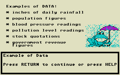 Statistics Volume 1 atari screenshot
