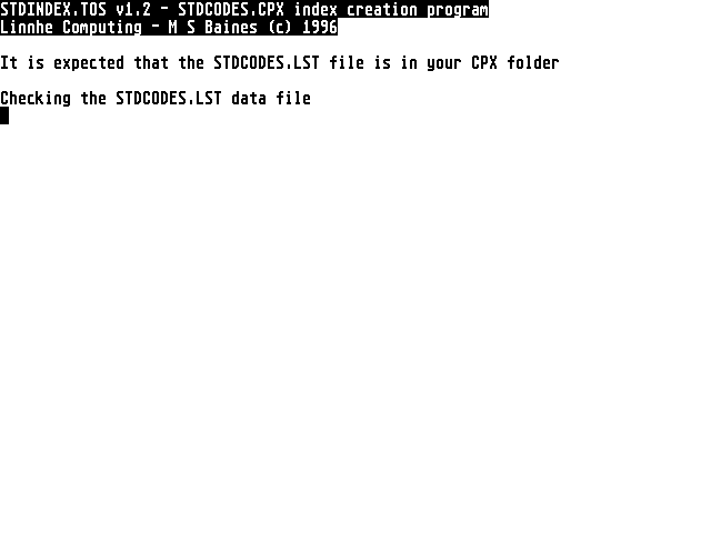 STD Code