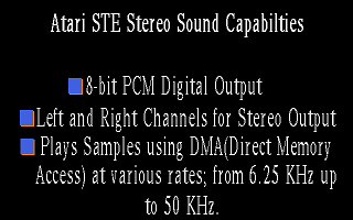 STe Demo atari screenshot