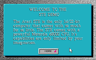 STe Demo atari screenshot