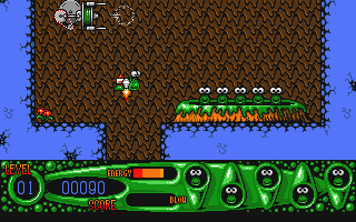 Steg the Slug atari screenshot