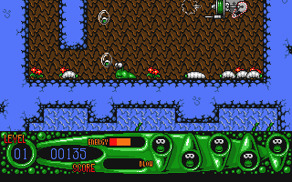 Steg the Slug atari screenshot