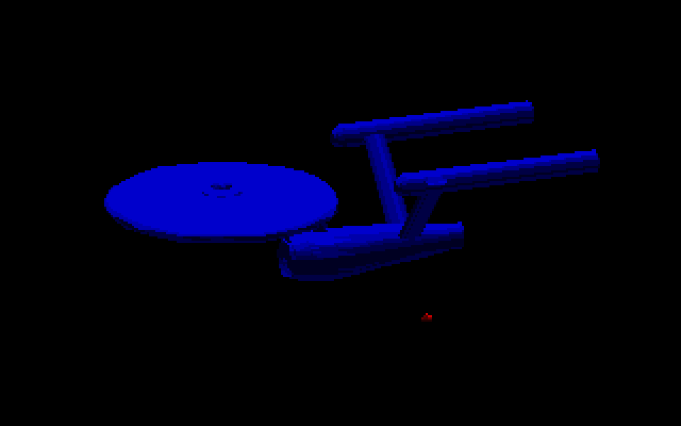 Stereo CAD-3D atari screenshot