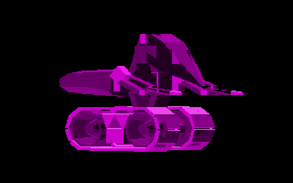 Stereo CAD-3D atari screenshot