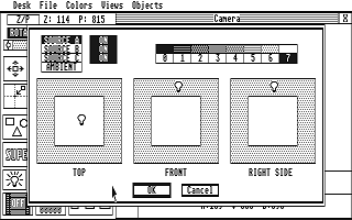 Stereo CAD-3D atari screenshot