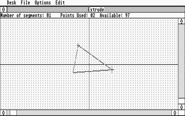 Stereo CAD-3D atari screenshot