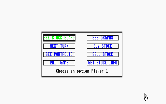 STocks &  Bonds atari screenshot