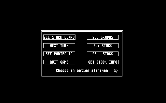 STocks &  Bonds atari screenshot