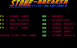 Stone Breaker atari screenshot