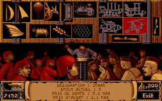 Storm Master atari screenshot