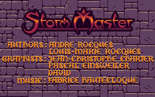 Storm Master atari screenshot