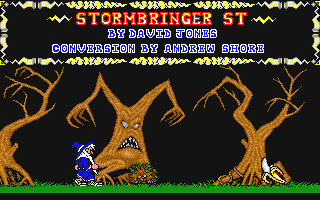 Stormbringer atari screenshot