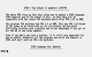 STOS - Le Créateur de Jeux atari screenshot