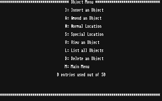 STOS Graphic Adventure Creator atari screenshot
