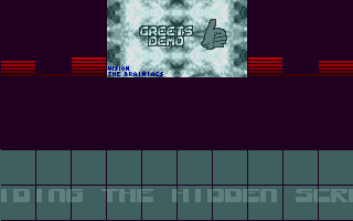 STOS X-Maz Demo atari screenshot