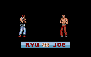 Street Fighter atari screenshot
