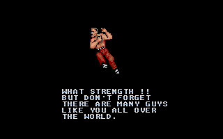 Street Fighter atari screenshot