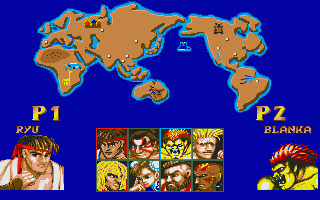 Street Fighter II - The World Warrior atari screenshot