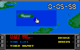 Strikefleet atari screenshot