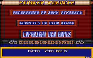 Striker Manager atari screenshot