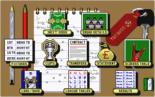 Striker Manager atari screenshot