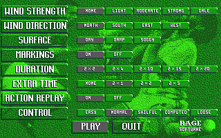 Striker atari screenshot