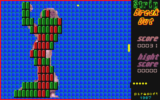 Strip Break Out atari screenshot