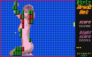 Strip Break Out atari screenshot