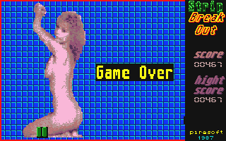 Strip Break Out atari screenshot