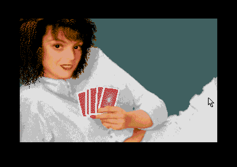 Strip Poker II Plus / Data Disc 1 atari screenshot
