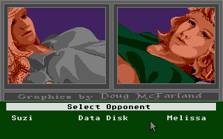 Strip Poker atari screenshot