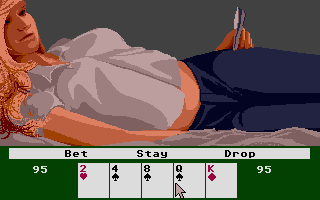 Strip Poker atari screenshot