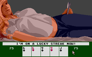 Strip Poker atari screenshot