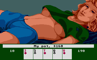 Strip Poker atari screenshot