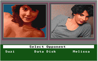 Strip Poker II atari screenshot