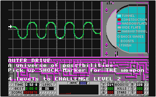 STUN Runner atari screenshot